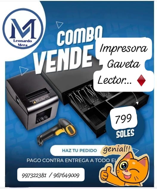 COMBO DE EQUIPOS PARA FACTURACION ELECTRONICA "EMPRENDEDOR"